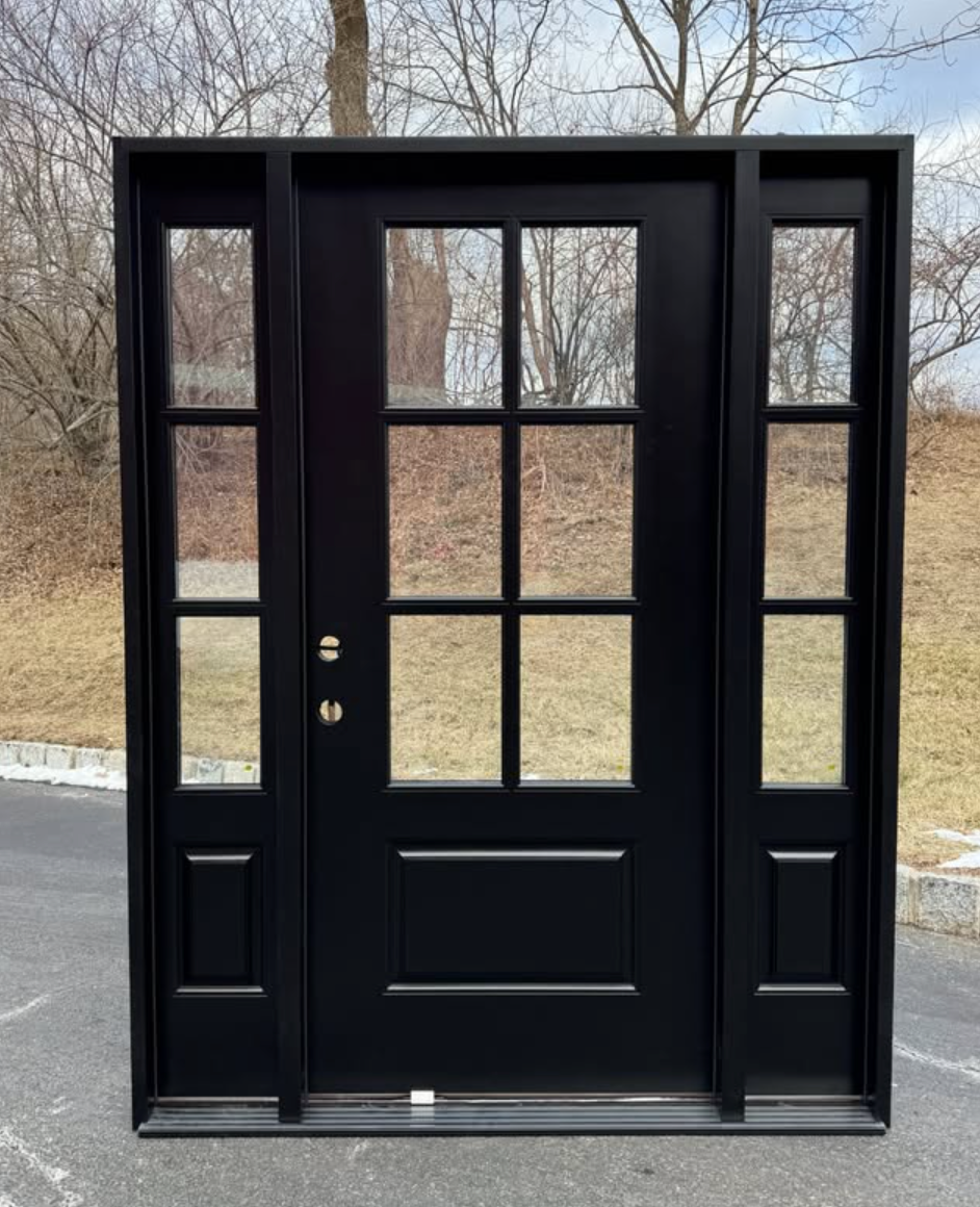 Doormax Farmhouse Exterior door 12" sidelites