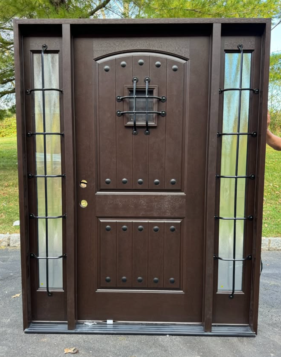 Doormax exterior door 12" sidelites (Castle)